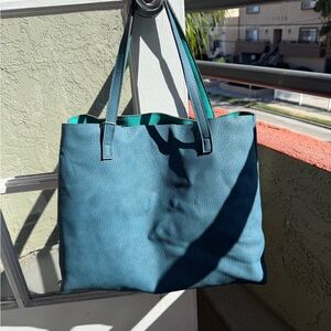 Blue Free People Tote Bag